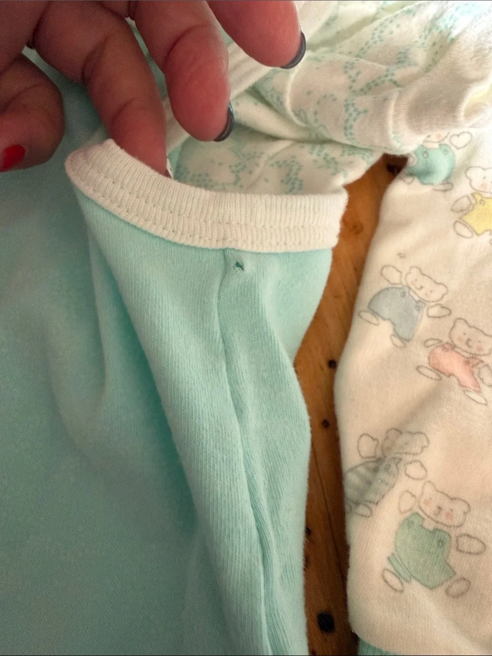 Carter's Baby Matching Mint Blue 2-Piece Set made in USA Today’s Classic COTTON